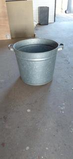 Zinken teil / emmer met handvatten, Ophalen, Gebruikt, Overige materialen, Binnen