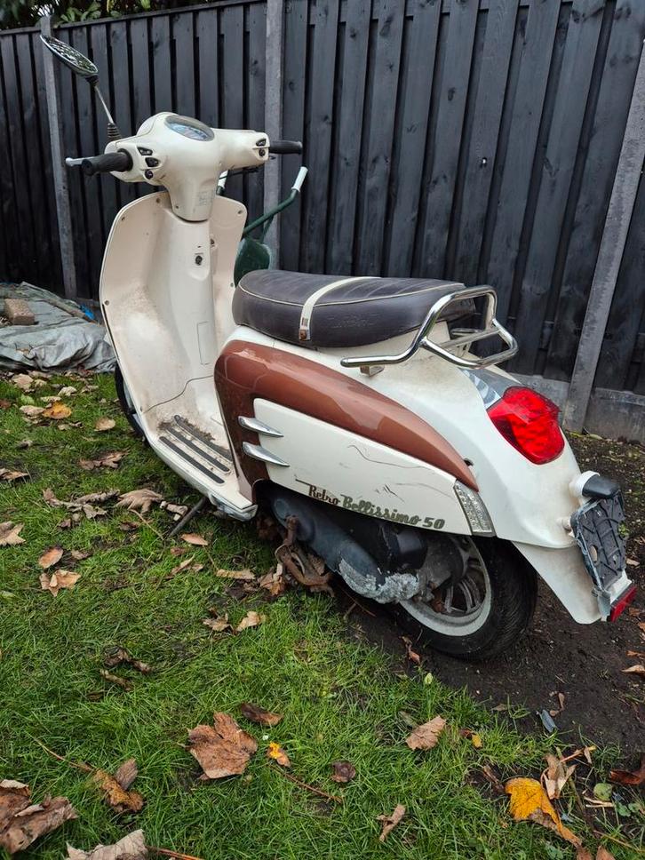 Turbho Retro Bellissimo 50 - Scooter in Retro Stijl, Fietsen en Brommers, Brommeronderdelen | Scooters, Gebruikt, Overige merken