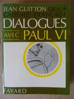 Jean Guitton de l'academie Francaise Dialogues avec Paul VI, Boeken, Godsdienst en Theologie, Ophalen of Verzenden, Jean Guitton