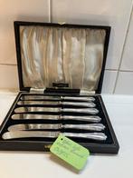 6 Engelse zilveren mesjes, Antiek en Kunst, Antiek | Bestek, Ophalen of Verzenden