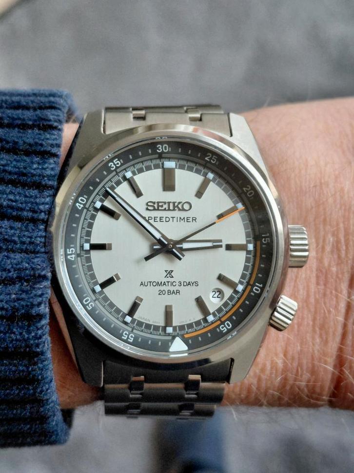 Seiko Speedtimer SPB513J1 - nieuw!, Sieraden, Tassen en Uiterlijk, Horloges | Heren, Zo goed als nieuw, Polshorloge, Seiko, Staal