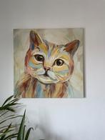 Katten schilderij 60x60 cm - Nieuwstaat, Antiek en Kunst, Kunst | Schilderijen | Klassiek, Ophalen