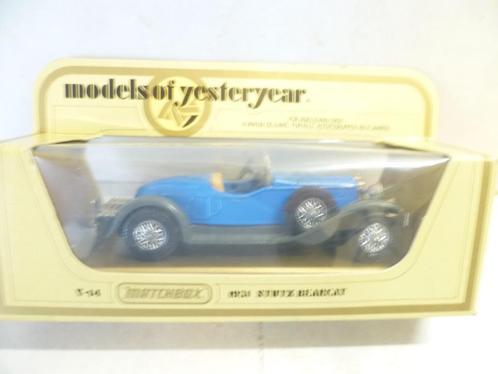 Matchbox Yesteryear 1978 Stutz Bearcat 1931 1:41 modelauto, Hobby en Vrije tijd, Modelauto's | 1:43, Nieuw, Auto, Matchbox, Ophalen of Verzenden