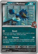 Ascended Heroes,  Team Rocket's Murkrow [common] 126/217, Ophalen of Verzenden, Nieuw, Losse kaart