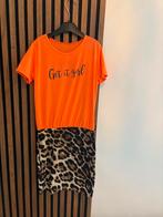 Oranje meisejs Jurk met Luipaardprint — Nieuw!, Ophalen of Verzenden, Nieuw, Meisje