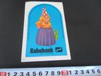 sticker rabobank strip kabouter vrouw gieter *, Verzamelen, Stickers, Ophalen, Zo goed als nieuw, Bedrijf of Vereniging