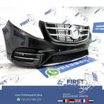 W447 VITO / V KLASSE AMG VOORBUMPER COMPLEET ZWART ORIGINEEL, Gebruikt, Voor, Mercedes-Benz, Ophalen of Verzenden