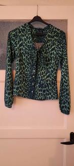 King Louie top blauwe panterprint S, Blauw, Ophalen of Verzenden, King Louie, Maat 36 (S)