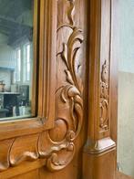 Schitterende nieuwe BROKANTE houten SCHOUW MET SPIEGEL..., Huis en Inrichting, Kachels, Ophalen, Overige soorten, Nieuw, Vrijstaand
