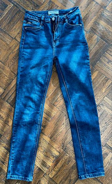 Queen Hearts Blauwe Jeans Maat M beschikbaar voor biedingen