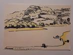Landschapstekening van Jan Henkel, Ophalen of Verzenden