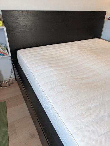 IKEA MALM bed met lades, incl matras & lattenbodem - afbeelding 2