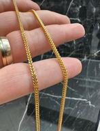 21k Gouden Franco Ketting, Ophalen of Verzenden, Nieuw, Goud