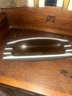 Vintage asbak Ravelli bruin/wit zie foto’s, Ophalen of Verzenden
