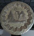 Messing wandbord, Ophalen of Verzenden