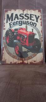 Blikken Bord Massey Ferguson 20x30cm..nr2, Verzamelen, Ophalen of Verzenden