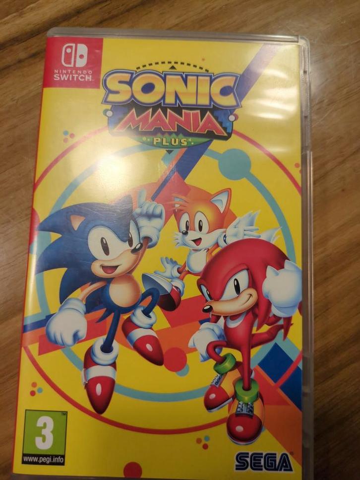 Sonic Mania Plus - Nintendo Switch, Spelcomputers en Games, Games | Nintendo Switch, Zo goed als nieuw, Platform, 2 spelers, Vanaf 7 jaar