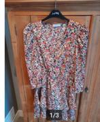 Loavies retro bloemenprint jurk, Maat 38/40 (M), Ophalen of Verzenden, Boven de knie, Rood