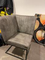 Grijze Hoekstoel - Comfortabel & Stijlvol, Huis en Inrichting, Stoelen, Ophalen, Gebruikt, Eén, Stof