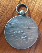 Antieke zilveren zwemmedaille, Ophalen of Verzenden, Zilver