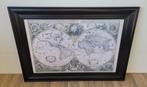Vintage Ikea oude wereldkaart, Boeken, Gelezen, Ophalen of Verzenden, Landkaart, 1800 tot 2000