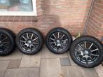 Winterbanden met aluminium velgen 14 inch, Auto-onderdelen, Banden en Velgen, Ophalen, 14 inch, Banden en Velgen, Winterbanden