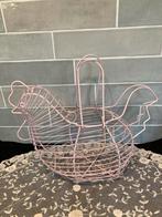 Rose eiermandje kip (070824c), Ophalen of Verzenden, Zo goed als nieuw, Rond