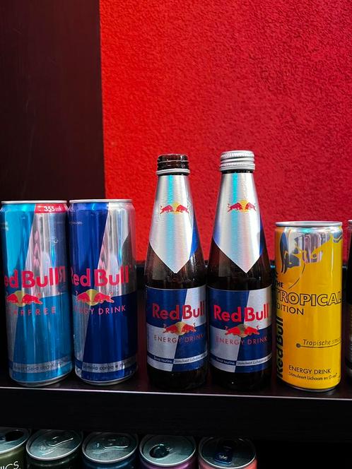 Verschillende soorten Red Bull blikjes (leeg), Verzamelen, Blikken, Gebruikt, Overige, Overige merken, Ophalen of Verzenden
