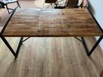 Industriële eettafel mangohout 190 x 80 cm, Ophalen of Verzenden