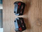 2x bat 18 volt 5 amp zo goed als nieuw milwaukee, Ophalen of Verzenden, Zo goed als nieuw, 600 watt of meer