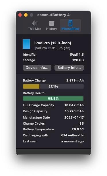 iPad Pro 12.9" 6e (%99 batterij)+ Magic Keyboard & Pencil, Computers en Software, Apple iPads, Zo goed als nieuw, Apple iPad, 12 inch