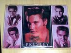 Blikken bord van Elvis Presley, Verzamelen, Muziek, Artiesten en Beroemdheden, Nieuw, Ophalen of Verzenden, Poster, Artwork of Schilderij