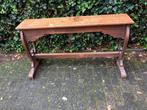 Eiken bankje of Sidetable, Ophalen, 100 tot 150 cm, Zo goed als nieuw, Eikenhout