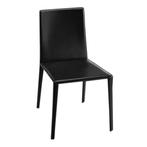 design, Vijf, Zes of meer stoelen, Leer, Modern ., Zo goed als nieuw