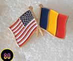Pin 2 Vlaggen, Verzenden, Gebruikt, Overige onderwerpen