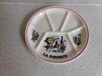 Fondue Bord 21 cm. "Cordon Rouge" La Fondue Gien France, Huis en Inrichting, Keuken | Servies, Ophalen of Verzenden, Zo goed als nieuw