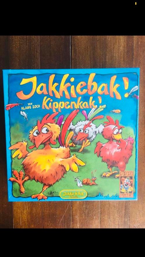 Jakkiebak Kippenkak - NIEUW in de seal, Hobby en Vrije tijd, Gezelschapsspellen | Bordspellen, Nieuw, Ophalen of Verzenden