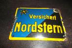 Oud bol  DUITS emaille verzekerings bordje NORDSTEIN, Ophalen of Verzenden, Gebruikt, Reclamebord