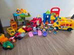 Little people auto's, garage, bus, brandweer, bouwplaats, Ophalen, Gebruikt, Speelset, Met licht