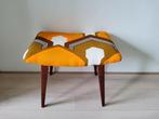 Vintage retro voetenbankje kruk, Ophalen, Hout, Minder dan 50 cm, 50 tot 75 cm