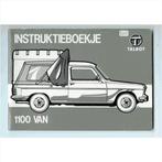 Talbot 1100 VAN Instructieboekje 1981 #1 Nederlands, Ophalen of Verzenden