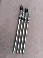 4 x Solar p1 banksticks 12inch  + backrest, Watersport en Boten, Ophalen of Verzenden, Zo goed als nieuw, Overige typen