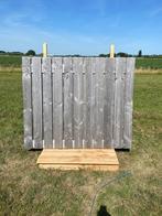 Schuttingscherm 23 planken 180x150 cm Mp25046, Ophalen, Hout, Minder dan 3 meter, 1 tot 2 meter