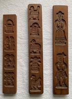 Speculaasplank, 3 stuks, met 11 verschillende bakvormpjes, Ophalen