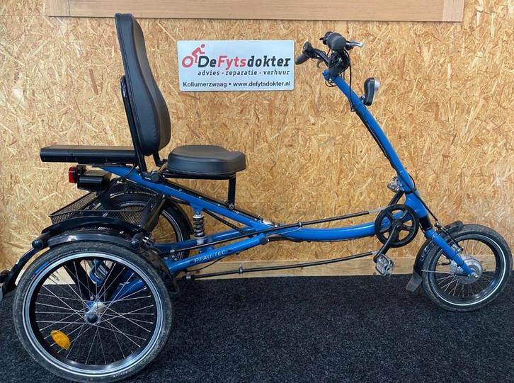Pfautec ELO-Scootertrike Lage instap blauw 2023, Fietsen en Brommers, Fietsen | Heren | Herenfietsen, Gebruikt, Overige merken