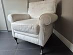 Roomwitte fauteuil, Ophalen, Gebruikt, 75 tot 100 cm, Landelijk