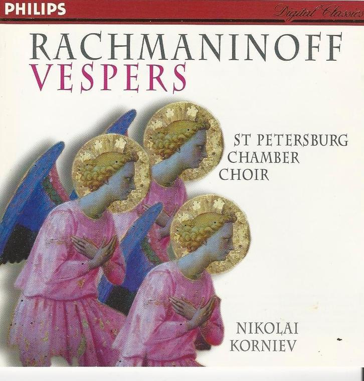 Rachmaninov - Vespers / Nikolai Korniev = 5,99, Cd's en Dvd's, Cd's | Klassiek, Zo goed als nieuw, Kamermuziek, Classicisme, Ophalen of Verzenden