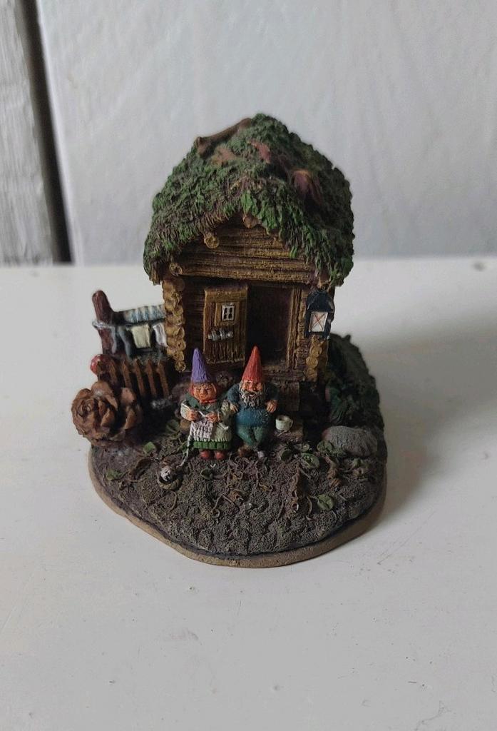 Huis David de kabouter en lisa Rien Poortvliet gnomes, Verzamelen, Beelden en Beeldjes, Zo goed als nieuw, Ophalen of Verzenden