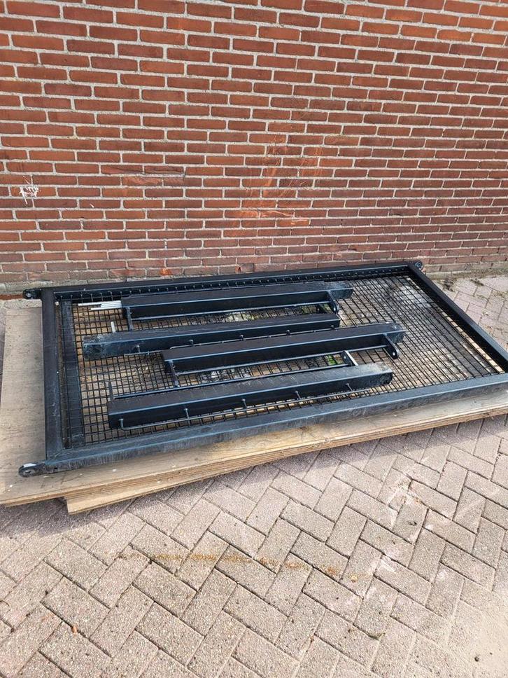 Stalen draaipoort / looppoort, Tuin en Terras, Tuinpoorten, Ophalen