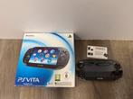 Sony PlayStation Vita (PS Vita) - Zwart PCH-1004 + Doos, Zwart, Sony, Ophalen of Verzenden, Zo goed als nieuw